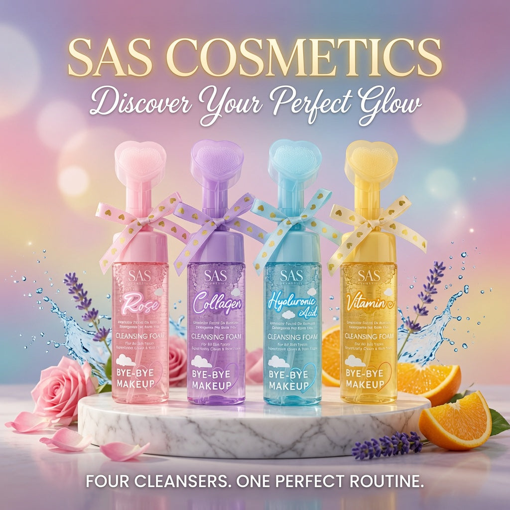 SAS Collagen Bye-Bye Makeup Cleansing Foam 150ml
